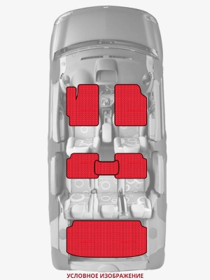 ЭВА коврики «Queen Lux» комплект для Peugeot Bipper